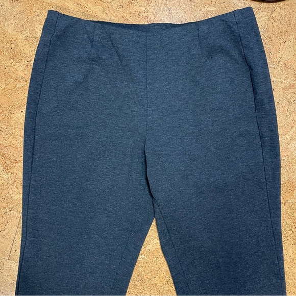 J.Jill Ponte Slim Leg Charcoal Gray Pull On Pants Sz XL - Picture 8 of 12